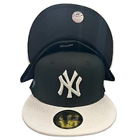 New York Yankees Black Two Tone 2000 World Series Side Patch UV Era 59FIFTY Fitted Hat