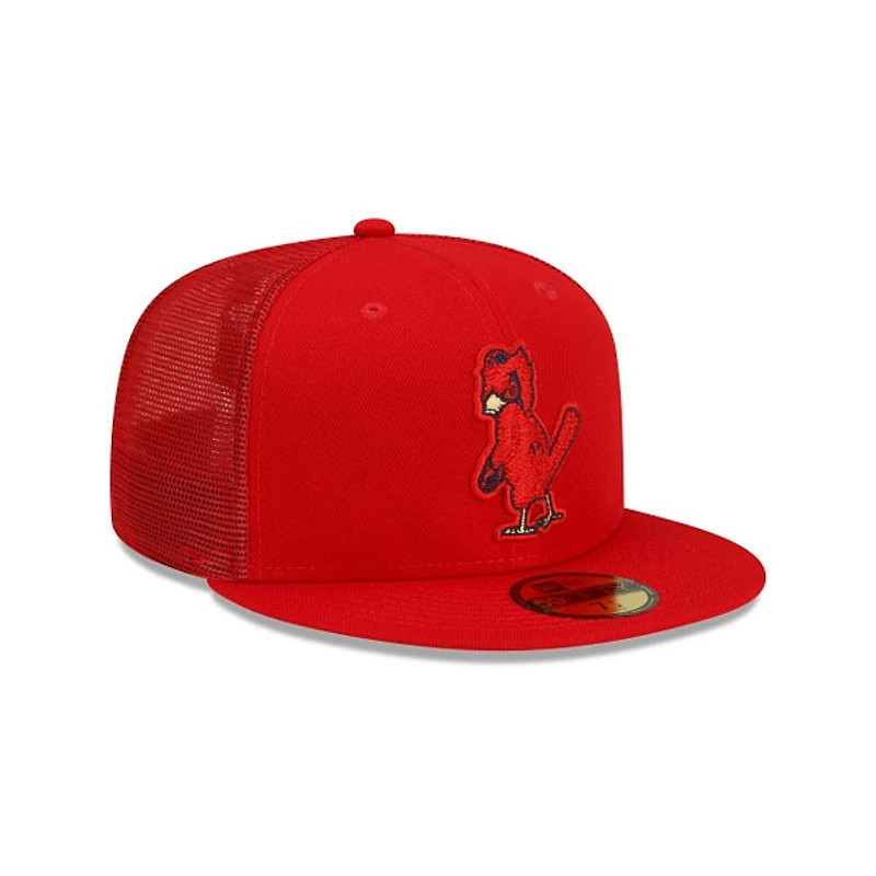 St. Louis Cardinals Red 2023 Batting Practice Gray UV New Era 59FIFTY Fitted Hat