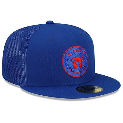 Chicago Cubs Royal Blue 2023 Batting Practice Gray UV New Era 59FIFTY Fitted Hat