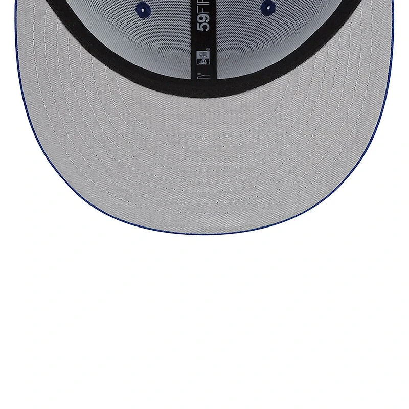 Chicago Cubs Royal Blue 2023 Batting Practice Gray UV New Era 59FIFTY Fitted Hat