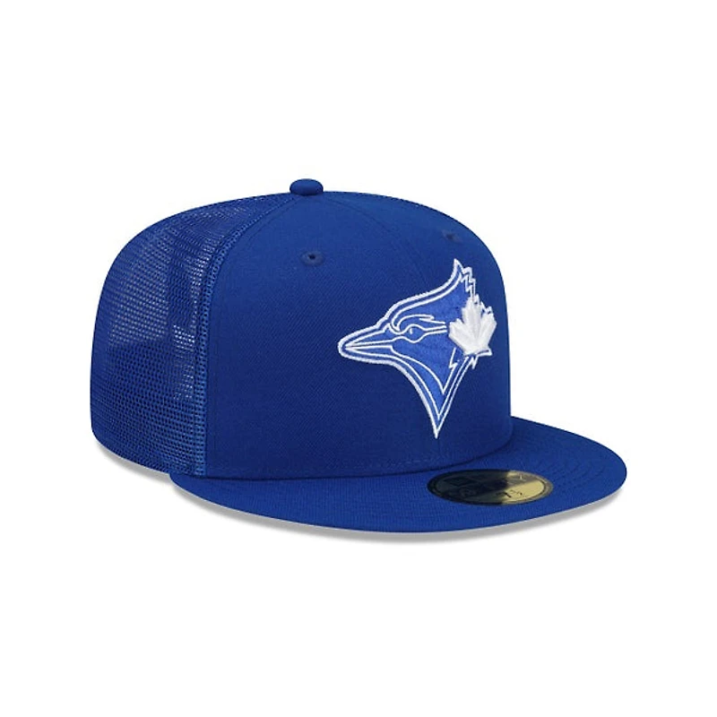 Toronto Blue Jays Royal 2023 Batting Practice Gray UV New Era 59FIFTY Fitted Hat
