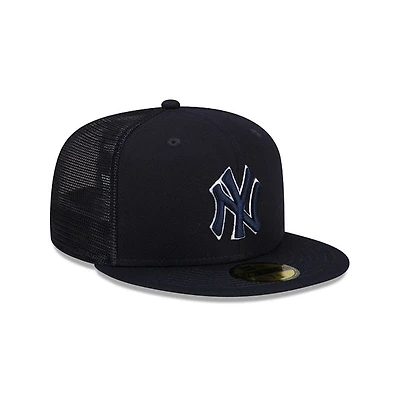 New York Yankees Navy 2023 Batting Practice Gray UV Era 59FIFTY Fitted Hat