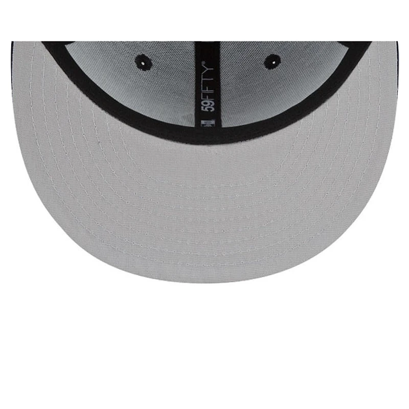 New York Yankees Navy 2023 Batting Practice Gray UV Era 59FIFTY Fitted Hat