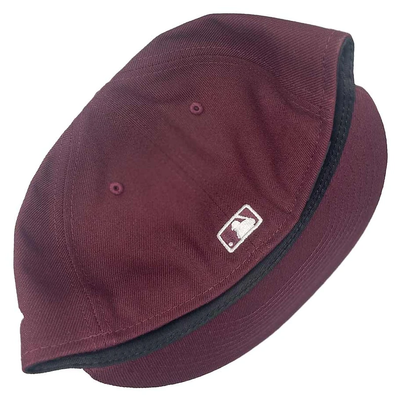 St. Louis Cardinals Maroon and White Basic STL UV New Era 59FIFTY Fitted Hat