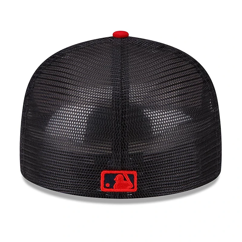 St. Louis Cardinals Red With Black Mesh 2023 Batting Practice Gray UV New Era 59FIFTY Fitted Hat