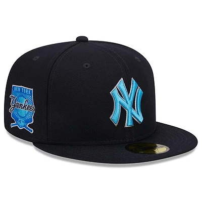 New York Yankees Fathers Day 2023 On Field Teal Blue UV Era 59FIFTY Fitted Hat