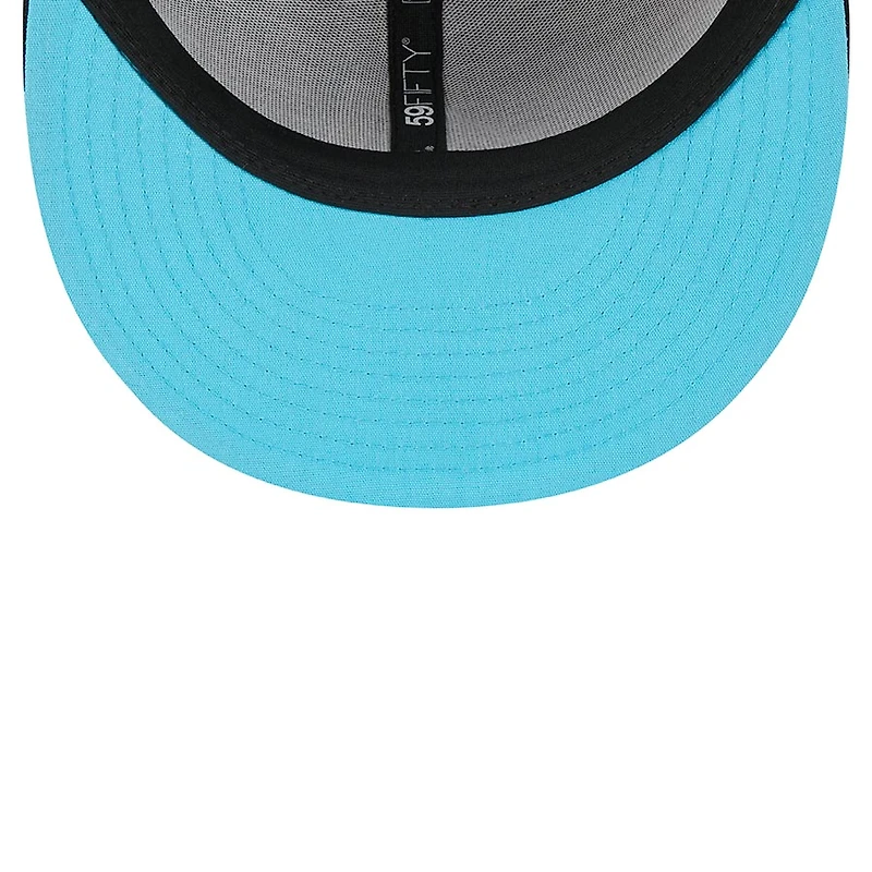 Chicago White Sox Fathers Day 2023 On Field Teal Blue UV New Era 59FIFTY Fitted Hat