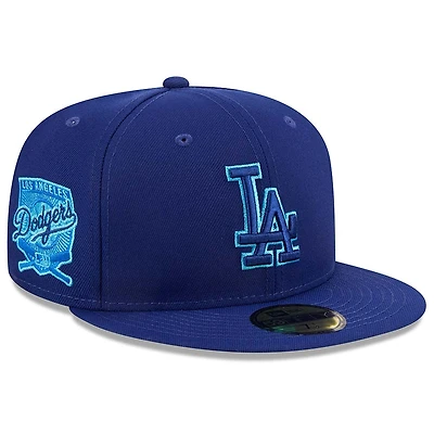 Los Angeles Dodgers Fathers Day 2023 On Field Teal Blue UV New Era 59FIFTY Fitted Hat