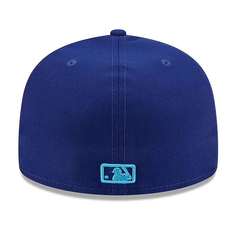 Los Angeles Dodgers Fathers Day 2023 On Field Teal Blue UV New Era 59FIFTY Fitted Hat