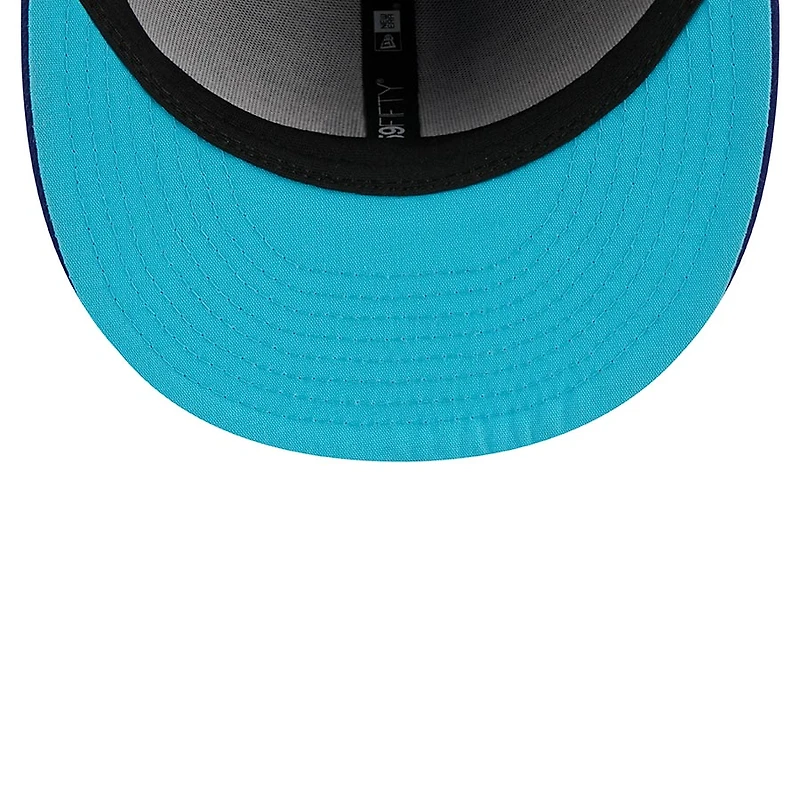 Los Angeles Dodgers Fathers Day 2023 On Field Teal Blue UV New Era 59FIFTY Fitted Hat