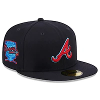 Atlanta Braves Fathers Day 2023 On Field Teal Blue UV New Era 59FIFTY Fitted Hat