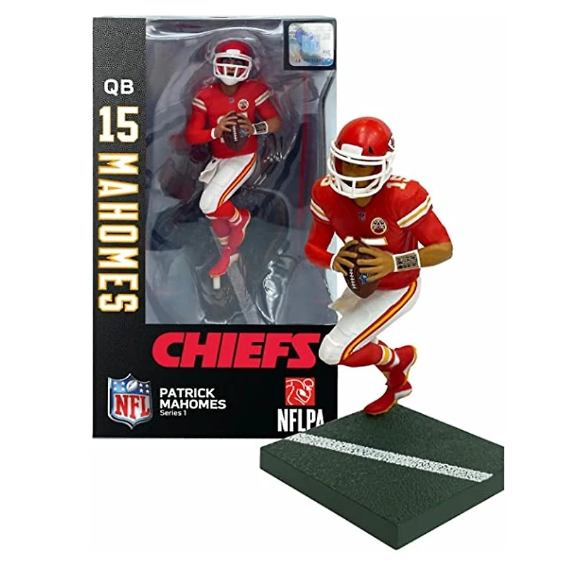 Imports Dragon NFL Kansas City Chiefs Patrick Mahomes 6" Series 1 Figure