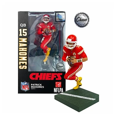 Patrick Mahomes #15 Kansas City Chiefs NFL Series 1 CHASE Import Dragon 6" Figure