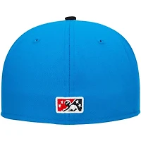 Rocket City Trash Pandas Blue Authentic Collection Alternate New Era 59FIFTY Fitted Hat