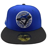 Toronto Blue Jays Royal Two Tone 40th Season Side Patch Gray UV 59FIFTY Fitted Hat
