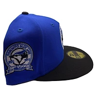 Toronto Blue Jays Royal Two Tone 40th Season Side Patch Gray UV 59FIFTY Fitted Hat