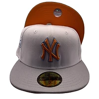 New York Yankees White 2009 World Series Patch Orange UV 59FIFTY Fitted Hat