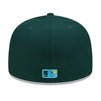 Oakland Athletics Fathers Day 2023 On Field Teal Blue UV New Era 59FIFTY Fitted Hat