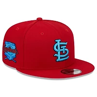 St. Louis Cardinals Fathers Day 2023 Teal Blue UV Snapback Hat