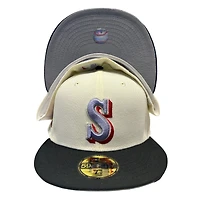 Seattle Mariners Chrome Two Tone Anime Pack 30th Anniversary Patch Gray UV New Era 59FIFTY Fitted Hat