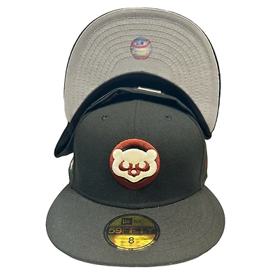 Chicago Cubs Black Anime Pack 1990 All Star Game Patch Gray UV New Era 59FIFTY Fitted Hat
