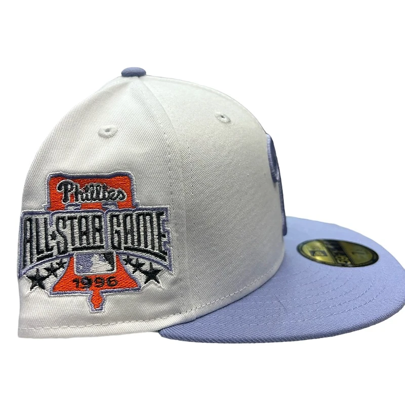 Philadelphia Phillies White Anime Pack 1996 All Star Game Patch Gray UV New Era 59FIFTY Fitted Hat