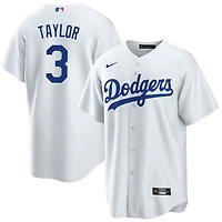 Los Angeles Dodgers Chris Taylor Nike White Home Jersey