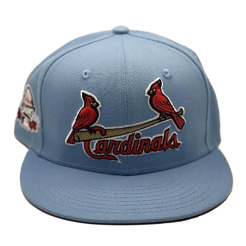 St. Louis Cardinals Coastal Blue 2009 ASG Patch Red UV New Era 59FIFTY Fitted Hat