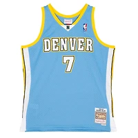 Denver Nuggets Chauncey Billups Mitchell & Ness 2008-09 Hardwood Classics Swingman Player Light Blue Jersey