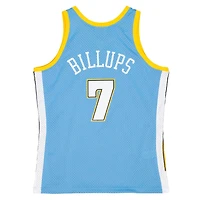 Denver Nuggets Chauncey Billups Mitchell & Ness 2008-09 Hardwood Classics Swingman Player Light Blue Jersey