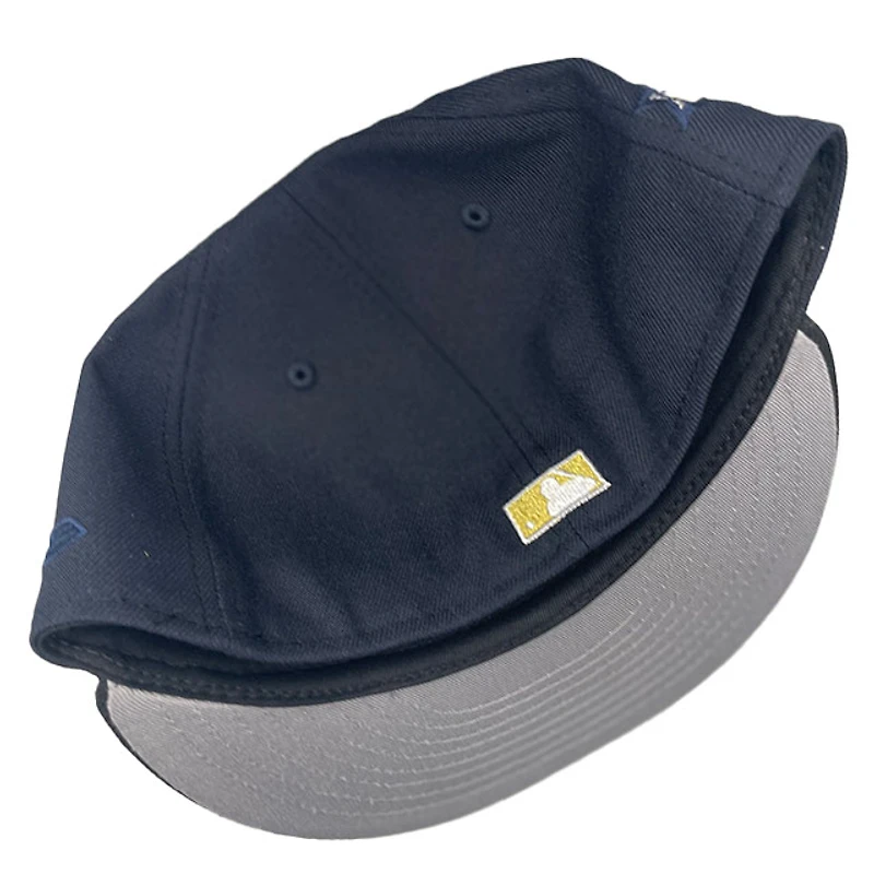 St. Louis Cardinals Navy Legends Pack 100th Anniversary Patch Grey UV New Era 59FIFTY Fitted Hat