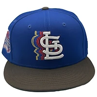 St. Louis Cardinals Royal Blue Legends Pack Busch Stadium Patch Green UV New Era 59FIFTY Fitted Hat
