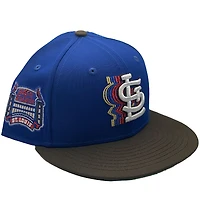 St. Louis Cardinals Royal Blue Legends Pack Busch Stadium Patch Green UV New Era 59FIFTY Fitted Hat