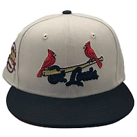 St. Louis Cardinals Cream Legends Pack 125th Anniversary Patch Red UV New Era 59FIFTY Fitted Hat