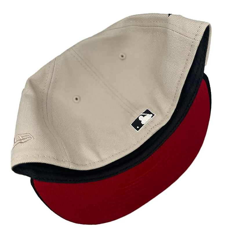 St. Louis Cardinals Cream Legends Pack 125th Anniversary Patch Red UV New Era 59FIFTY Fitted Hat