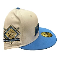 Milwaukee Brewers Chrome Two Tone 90s Movie Pack 25th Anniversary Patch Gray UV New Era 59FIFTY Fitted Hat