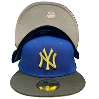 New York Yankees Blue Two Tone 90s Movie Pack 1999 World Series Patch Gray UV Era 59FIFTY Fitted Hat