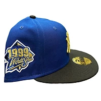 New York Yankees Blue Two Tone 90s Movie Pack 1999 World Series Patch Gray UV Era 59FIFTY Fitted Hat