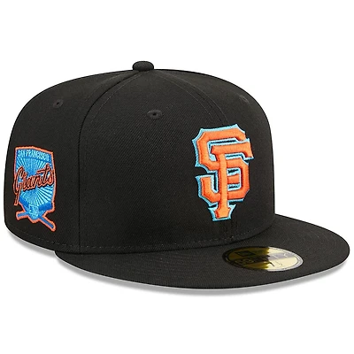 San Francisco Giants Fathers Day 2023 On Field Teal Blue UV New Era 59FIFTY Fitted Hat