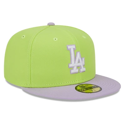 Los Angeles Dodgers Green Two Tone Color Pack Grey UV New Era 59FIFTY Fitted Hat