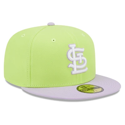 St. Louis Cardinals Green Two Tone Color Pack Grey UV New Era 59FIFTY Fitted Hat