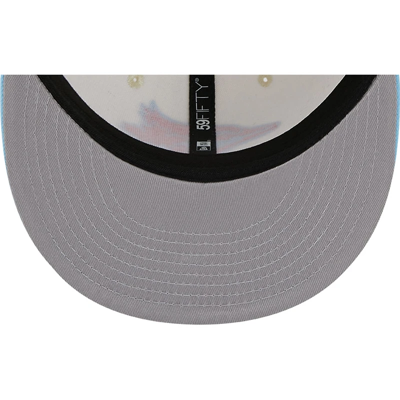 Toronto Blue Jays Cream Two Tone Color Pack Grey UV New Era 59FIFTY Fitted Hat