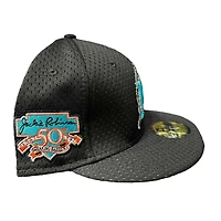 Miami Marlins Black Pro Image Exclusive BP Mesh Jackie Robinson Patch Green UV 59FIFTY Fitted Hat