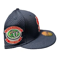 St. Louis Cardinals Navy Pro Image Exclusive BP Mesh Busch Stadium Patch Green UV 59FIFTY Fitted Hat