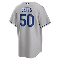 Los Angeles Dodgers Mookie Betts Nike Gray Alternate Jersey