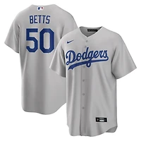 Los Angeles Dodgers Mookie Betts Nike Gray Alternate Jersey