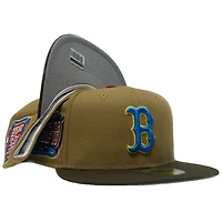 Boston Red Sox Brown Two Tone 1999 ASG Patch Gray UV New Era 59FIFTY Fitted Hat