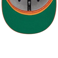 Houston Astros Navy Two Tone Retro Script Green UV 59FIFTY Fitted Hat