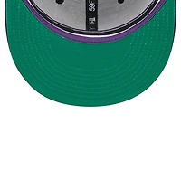 Tampa Bay Devil Rays Black Two Tone Retro Script Green UV 59FIFTY Fitted Hat