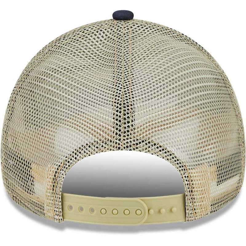 Atlanta Braves Tan All Day Trucker New Era 9FORTY A-Frame Snapback